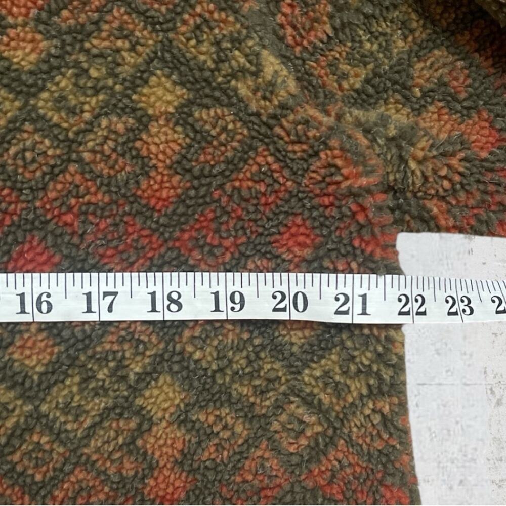 Orvis Olive, Rust & Gold Patterned Toggle Utility Jacket - Picture 7 of 10